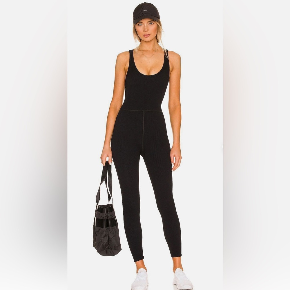 FP Movement Free Throw Ribbed Black Jumpsuit